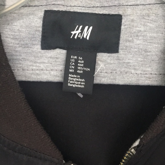 H&M black two tone jacket - Picture 3 of 7